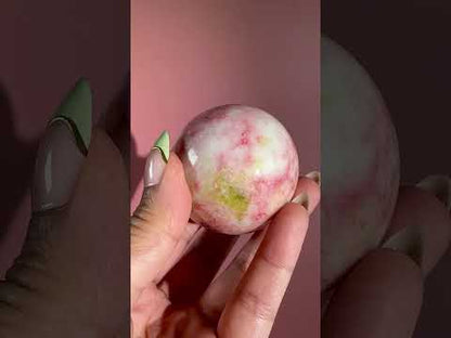 Thulite with Epidote Sphere – Option F