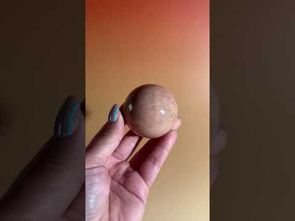 Peach Moonstone Sphere Option A | One-of-a-Kind Polished Crystal Sphere
