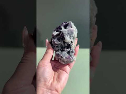 Green & Purple Fluorite Specimen – Option A