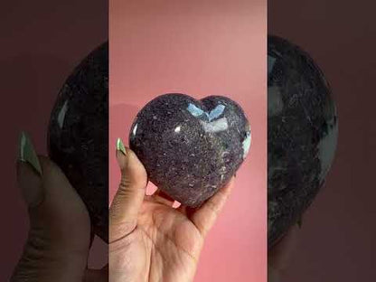 Lepidolite Heart – Option B