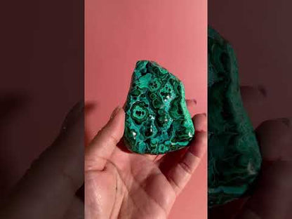 Malachite Chrysocolla Malacolla Polished Specimen Option H | One-of-a-Kind Congo Crystal