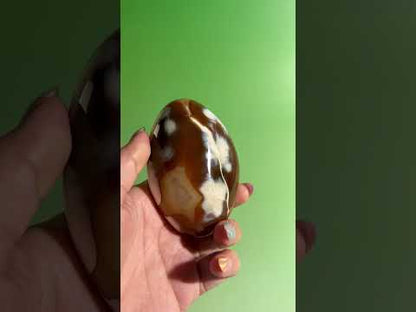 Carnelian Orca Agate Freeform – Option B | Creativity, Joy & Positive Energy
