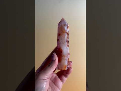 Carnelian Tower Option D | Motivation, Confidence & Positive Energy Crystal
