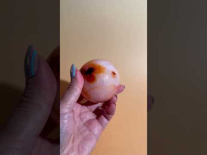 Carnelian Sphere – Option M | Bold Courage, Abundance & Empowerment Crystal