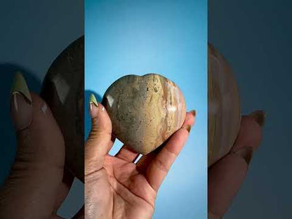 Polychrome Jasper Heart – Option B