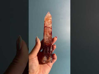 Fire Quartz Tower – Option C | Strength, Transformation & Clarity Energy