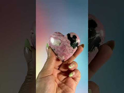 Peruvian Rhodonite Heart – Option C
