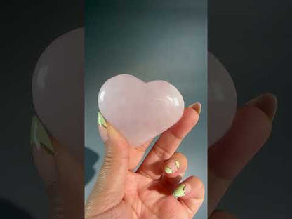 Pink Calcite Heart UV Reactive – Option A