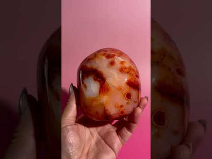 Carnelian Standing Freeform – Option J | Courage, Manifestation & Abundance Crystal