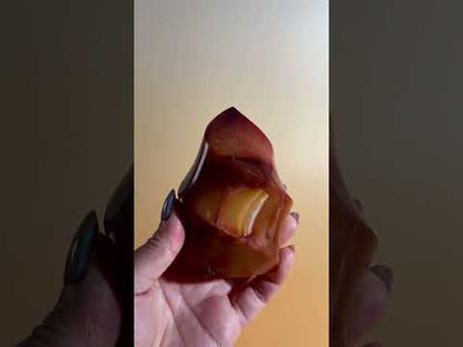 Carnelian Flame – Option F | Collector Crystal, Empowerment & Vitality