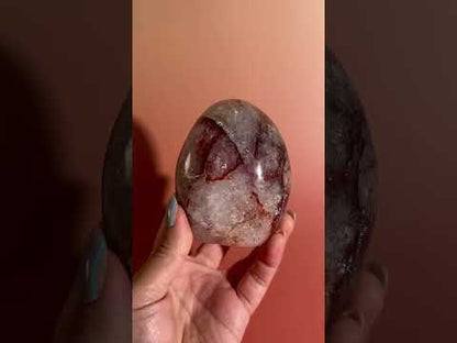 Fire Quartz Standing Freeform Option D | Premium Hematoid Quartz Crystal