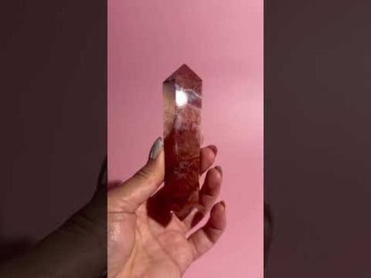 Carnelian Double Terminated Point – Option H | Motivation, Strength & Transformation Energy