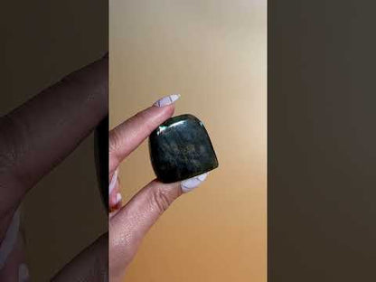 Small Silver Flash Labradorite Standing  Freeform – Option D