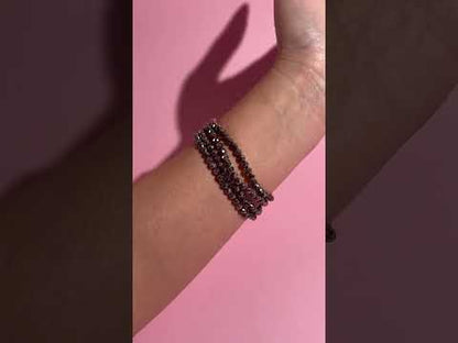 3mm Faceted Pyrite Bracelet | Abundance & Confidence Energy