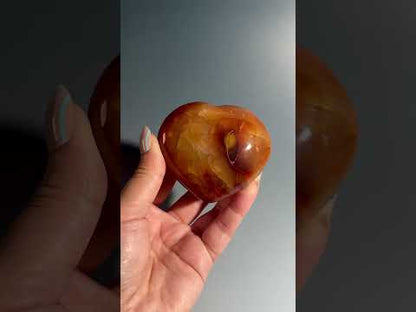 Carnelian Heart – Option C | Abundance, Passion & Collector Crystal
