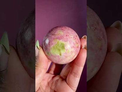 Thulite with Epidote Sphere – Option D