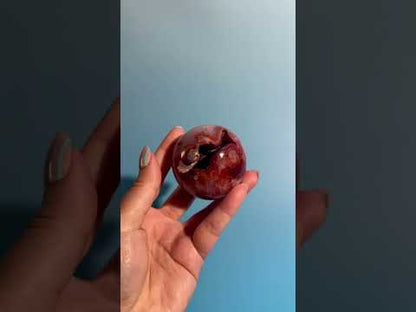 Carnelian Sphere – Option I | Collector Crystal, Vitality & Inner Strength
