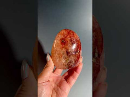 Fire Quartz Standing Freeform Option A | One-of-a-Kind Hematoid Quartz Crystal
