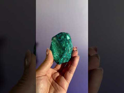 Malachite Chrysocolla Malacolla Polished Specimen Option F | Rare Congo Crystal