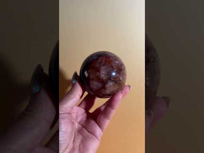 Fire Quartz Sphere – Option B | Strength, Vitality & Positive Energy