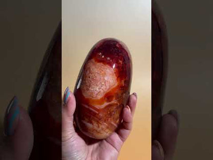 Carnelian Standing Freeform – Option K | Collector Crystal, Confidence, Passion & Vitality