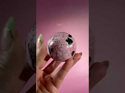 Peruvian Rhodonite Sphere – Option B
