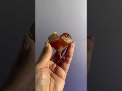 Small Carnelian Heart Option J | Passion, Creativity & Confidence Crystal