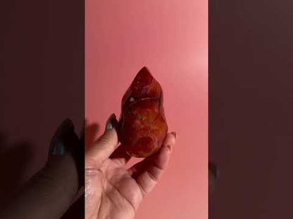 Carnelian Flame – Option D | Strength, Motivation & Grounding Energy