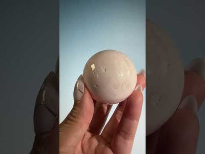 Peruvian Pink Mangano Calcite Sphere UV Reactive – Option A