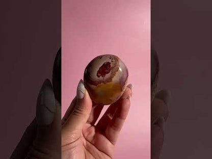 Polychrome Jasper Palm Stone – Option A
