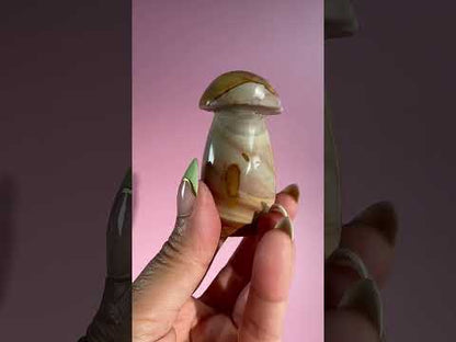 Small Sea Jasper Mushroom – Option C