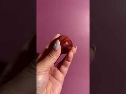 Carnelian Sphere – Option E | Vitality, Creativity & Manifestation Crystal