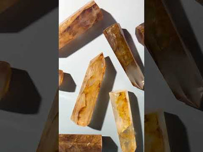 Golden Healer Quartz Tower | Intuitively Chosen Healing, Abundance & Positive Energy