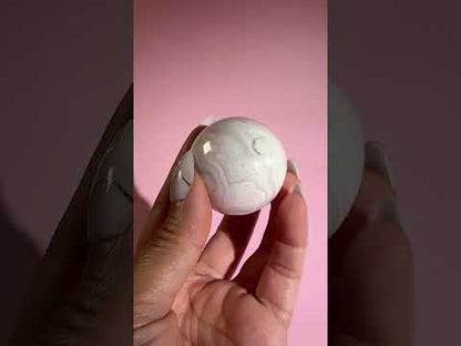 Peruvian Pink Mangano Calcite Sphere UV Reactive – Option B