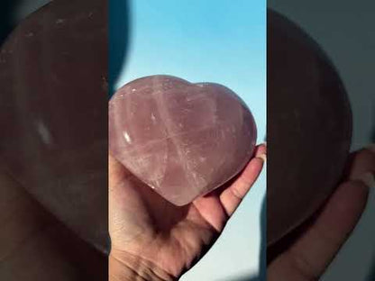 Large Rose Quartz Heart