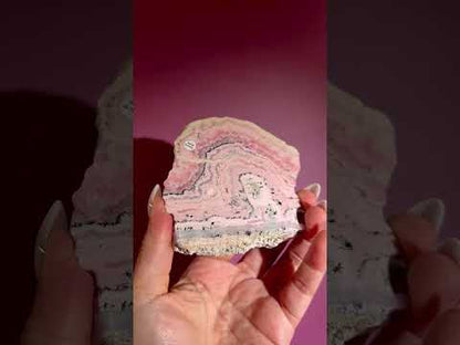 Peruvian Rhodochrosite Slab – Option F