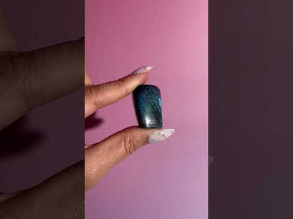 Small Blue Flash Labradorite Standing  Freeform – Option A