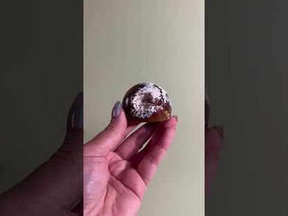Carnelian Orca Agate Standing Freeform – Option A | Courage, Grounding & Collector Crystal
