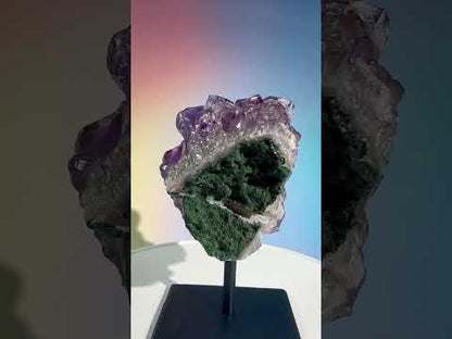 Amethyst Cluster on Stand – Option A