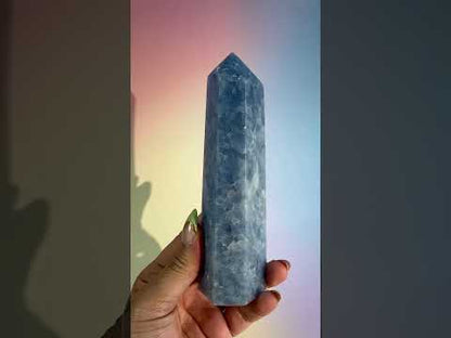 Blue Calcite Tower – Option A