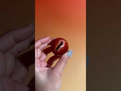 Carnelian Sphere – Option F | Collector Crystal, Passion & Courage Energy