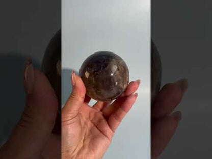 Blue Rose Quartz Sphere – Option B