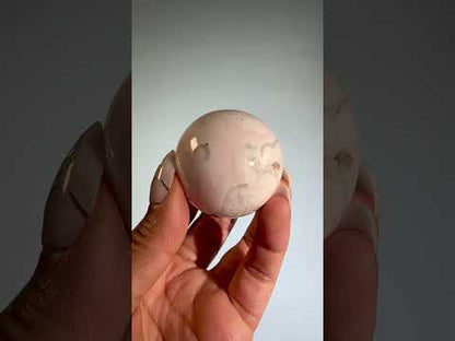 Peruvian Pink Mangano Calcite Sphere UV Reactive – Option C