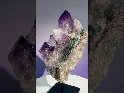 Amethyst Cluster on Stand – Option C