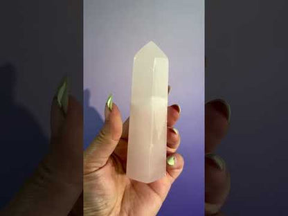 Pink Calcite UV Reactive Tower – Option A